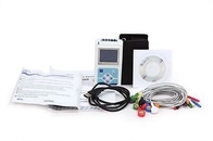 12 Channels TLC5000 24 Hours ECG Holter with LCD Display  Monitoring EKG System Heart Rate Tester