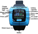 Watch type Wrist Finger Tip Pulse Oximeter 24 hours Pulse Rate Spo2 Monitor
