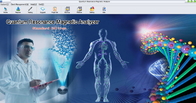 Windows 7 OS Quantum Resonance Body Analyzer , Quantum Magnetic Analysis Machine AH - Q1