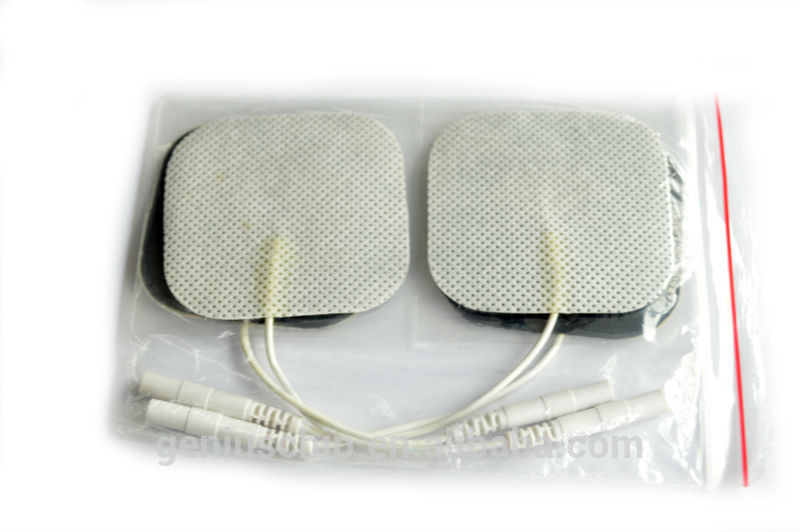 non-woven cloth backing  EMS unit electrode pads SM110 For tens unit/therapy machine PP snap electrode pads
