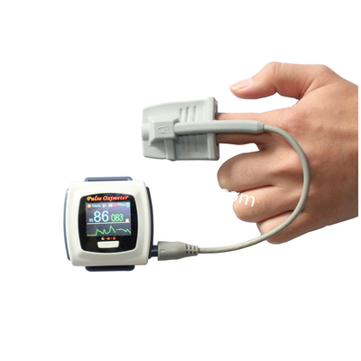 Wrist digital oximeter With measured data overruns limits and low-voltage alarm pulse oximeter AH-50F