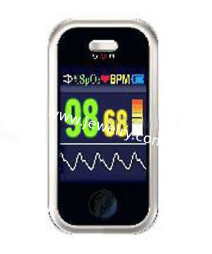 New style with color display Real-time data can be transmitted to computers pulse oximeter AH-50H PLUS