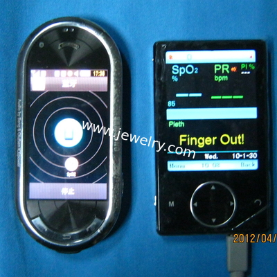 Fingertip Pulse Oximete with 2.8" color OLED  display real-time clock model AH-60F
