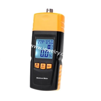 Woods Moisture Temperature Humidity Meter Tester with Detachable Fork Digital LCD Model H10381