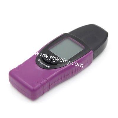 Handheld Digital Moisture Meter Humidity Tester for Wood Concrete Model H10198 LCD Display Mini