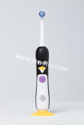 Cartoon penguin design for Children Electric toothbrush with music timer TB-1040 with LED light