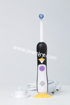 Cartoon penguin design for Children Electric toothbrush with music timer TB-1040 with LED light