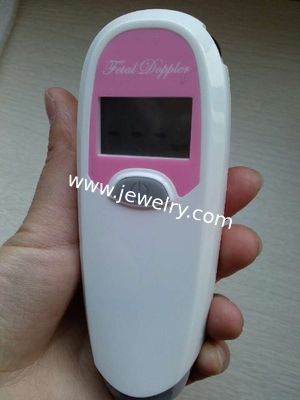 Mini size portable pink color pregnancy baby heart monitor, pocket fetal doppler