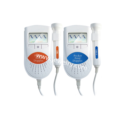 DC 3.0 V Continuous wave Pocket Fetal Doppler Without Display For Home Use