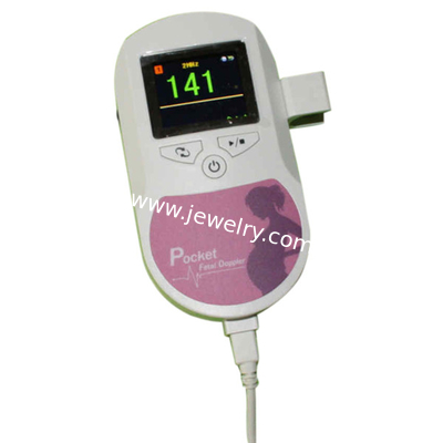 Ultrasound Equipment Pocket Fetal Doppler Built In Speaker Color Display