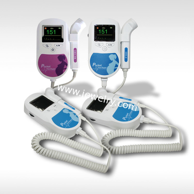Ultrasound Equipment Pocket Fetal Doppler Built In Speaker Color Display