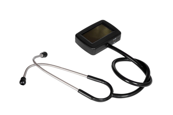Multi-function digital visual electronic stethoscope + ECG + spo2 pulse oxygen Saturation with CE Approved CMS-M