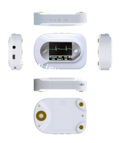 CMS-VE CE OLCD Multi Function Portable Electronic Visual Stethoscope Monitor Heart Lung Rate ECG waveform + SPO2