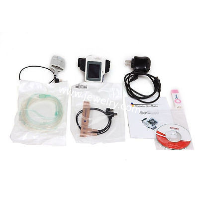 PC Based Multi Function Portable Electronic Visual Stethoscope SpO2 pulse rate nose flow waveform with oximeter probe