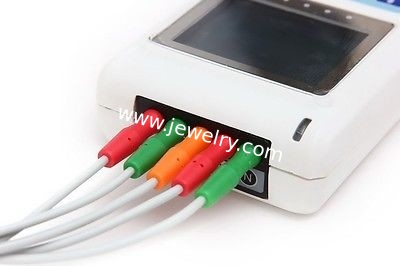 Diagnostic-tool TLC9803 Portable Cable 24 Hour Heart Monitoring 3 Channels Recordable Dynamic ECG System