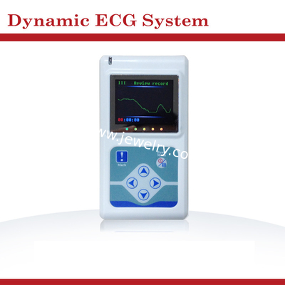 12 Channels TLC5000 24 Hours ECG Holter with LCD Display  Monitoring EKG System Heart Rate Tester