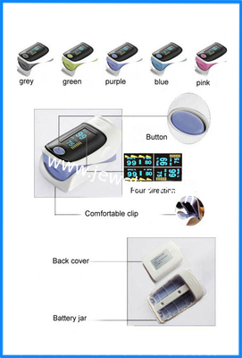 Dual color OLED diaplsy with four dirextions YK-80A oximeter fingertip pulse