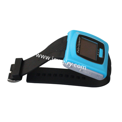 Digital SPO2 Oxygen Monitor Wrist Pulse Oximeter CMS50F + Color OLED Screen + Disk + USB Line