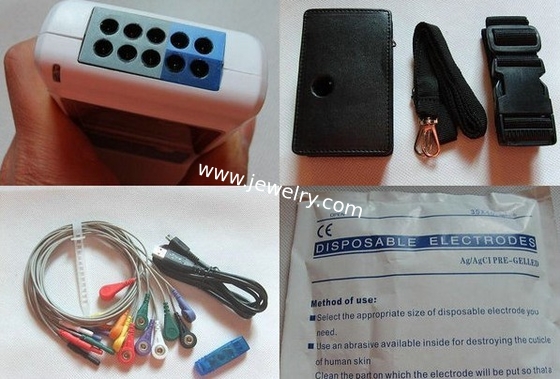 Dynamic ECG System 3 Channel Holter ECG System with PC English Software for Family