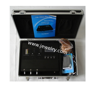 3 in 1 Multi-function Foot Spa Detox Machine CE Approval Ion Cleanse Foot Relaxation Spa Bubble Batu AH-D10 DHL Free Shi