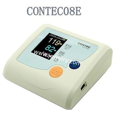 Fully Automatic Arm Digitl Blood Pressure Monitor Sphygmomanometer Color LCD CONTEC08E with CE FDA