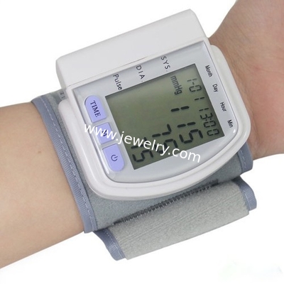 Automatic Digital Wrist Blood Pressure and Pulse Monitor Sphygmomanometer Portable Blood Pressure Monitor
