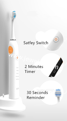 Sonic Waterproof Tooth Whitening Electric Toothbrush With Brush Head Replacement Teeth Whitener Cleaning Oral Hygiene