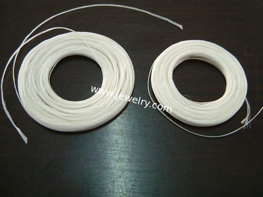 White Dental Flosser Mint Flavored Replacement Flat Wire Dental Floss For Adults