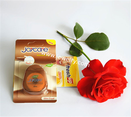 high Europe quality dental flosser without Wax Mint flavored replacement flat wire dental floss