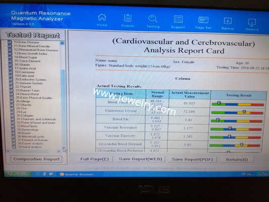 10 Kinds Languge 4th Generation Quantum Analyzer 44 reports Quantum Middle Size Resonance Magnetic Body Health AH-Q43