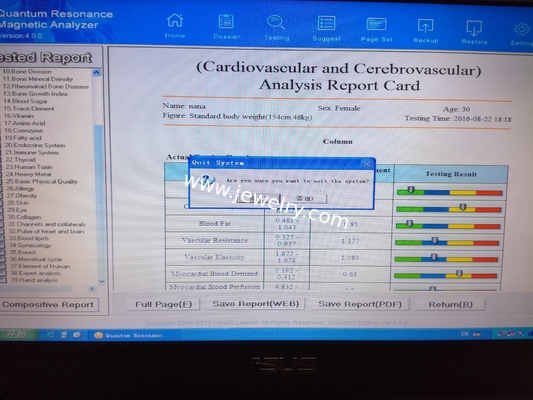 4th Dutch,Malaysian,Polish Language 4.3.0 Version Quantum Analyzer Health Care Analyzer Mini Size Bio Quantum Analyzer