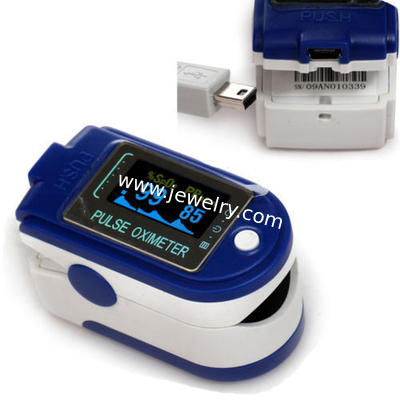 CMS50D+ CE FDA Fingertip Pulse Oximeter SPO2 USB Software OLED Display 24 Hours Record Pulse Rate Alarm Monitor