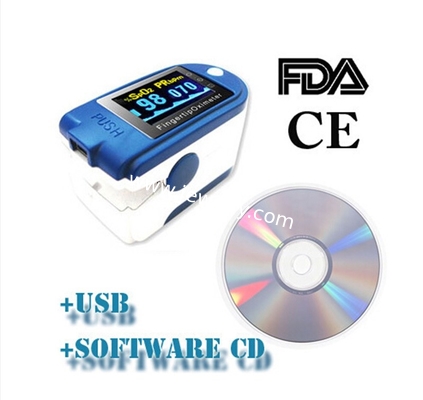 Pulse Rate ,SPO2 Monitor CMS50D+ Digital Ecectric Portable Home Health Care Fingertip Pulse Oximeter With USB Software