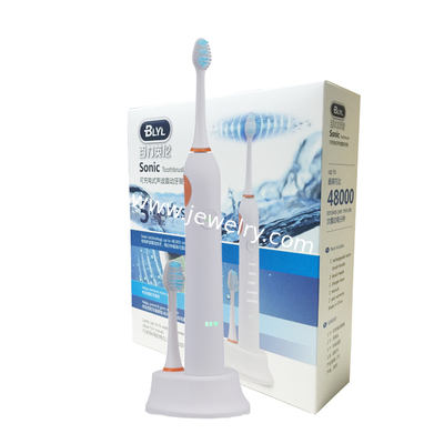 Waterproof Rechargeable Electric Toothbrush Tooth Whitening With Brush Heads Replacement Teeth Whitener Cleaning Oral