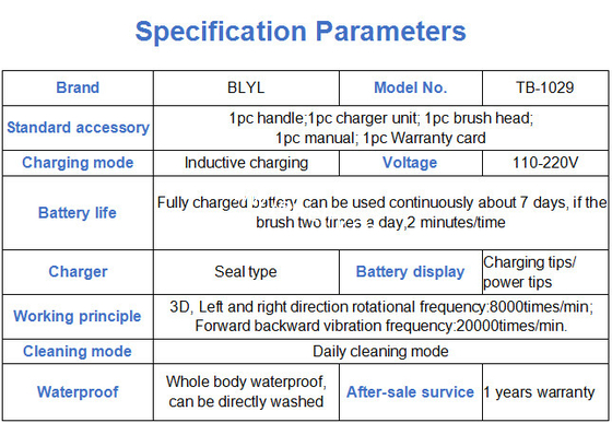 IPX7 Waterproof 110v-220v Rechargeable Rotation Type Electric Toothbrush Charging Teeth Tooth Brush for Kid Adult
