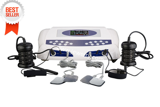 New Item Two Persons Dual Detox Machine Foot Spa Machine Ion Cleanse with Massage Slice Wrist Belt Single Display Foot