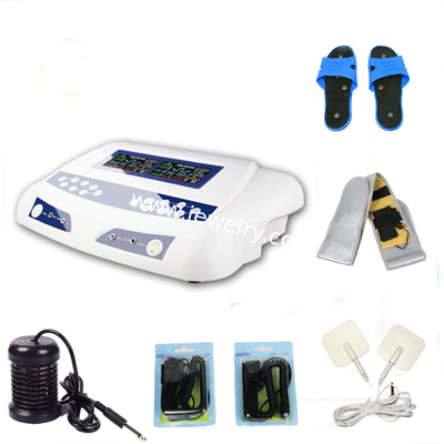 Deep Cleansing Dual screen display Ionic Foot Detox With Aluminum Box Massage Slipper CE Detox Machine,Ion Foot Spa