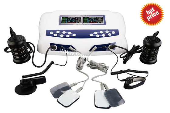 Detox Foot Spa Machine Ion Cleansing AH-805D Dual Persons Dual Screen with High Quanlity Protable Aluminum Box Massager