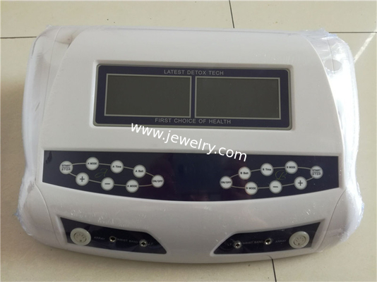 Ion Cleanse Foot Spa Detox Machine for Two Persons AH-805C Single Screen with Dual Massager Slippers and portable Alumin