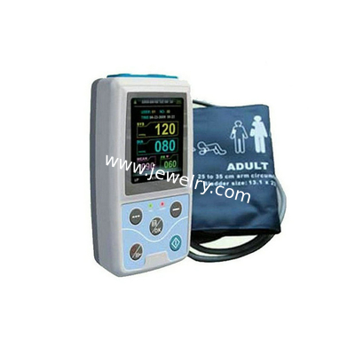 Digital Ambulatory Automatic NIBP+ Pulse Rate+ Oximeter probe Blood Pressure Monitor PM50