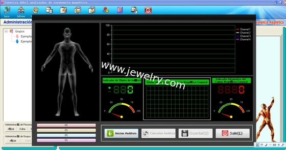 Magnetic Resonance Quantum Body Health Analyzer 41 Reports AH-Q8