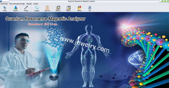 Windows 7 OS Quantum Resonance Body Analyzer , Quantum Magnetic Analysis Machine AH - Q1