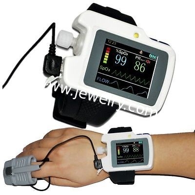 PC Based Multi Function Portable Electronic Visual Stethoscope SpO2 pulse rate nose flow waveform with oximeter probe