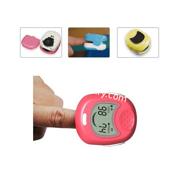 CE Pediatric Fingertip Pulse Oximeter SPO2 Pulse Rate Oxygen Monitor Sound Alarm For Kid 1-12 years old baby oximeter