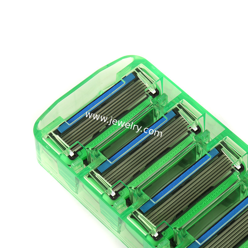 2PCS razor blades Men Manual Shaving Razor blades with 6 Blades High quality blades sharpener blades safety shaver blade