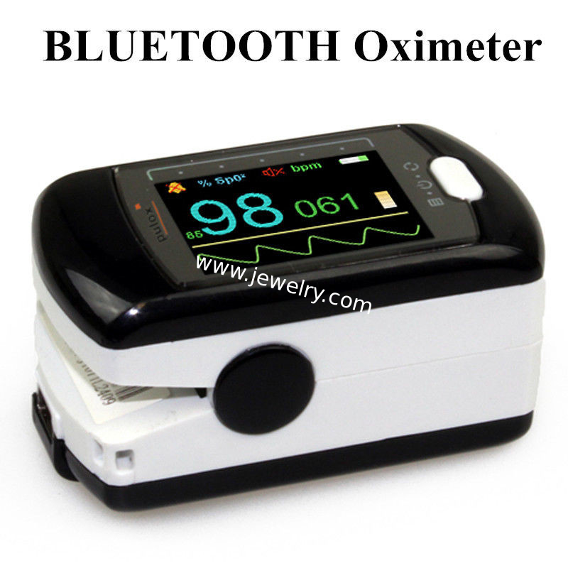 CMS50EW Bluetooth Wireless Finger tip pulse oximeter Blood Oxygen Saturation Monitor CMS50EW With USB Software OLED Scre