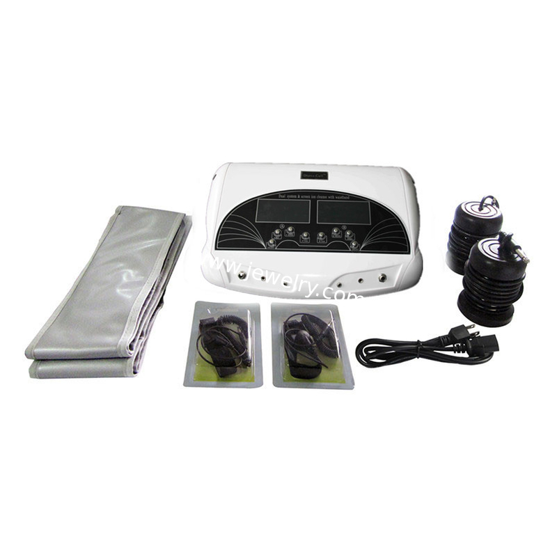 Fast Shipping Dual Persons Detox Foot Spa Machine Ion Cleanse Foot Spa Device Massage ionic detox foot spa with FIR belt